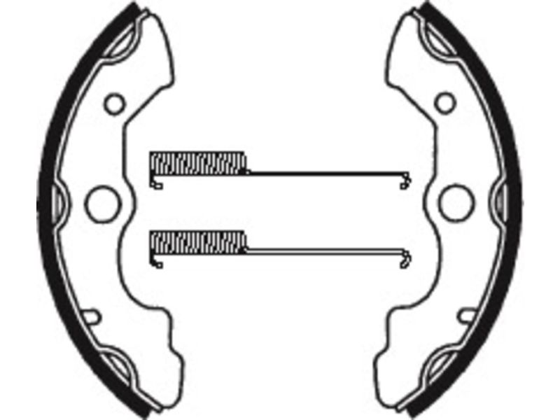 Mâchoires de frein TECNIUM Quad organique - BA045