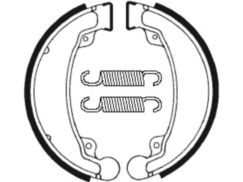 Mâchoires de frein TECNIUM Scooter/Street/Quad organique - BA069