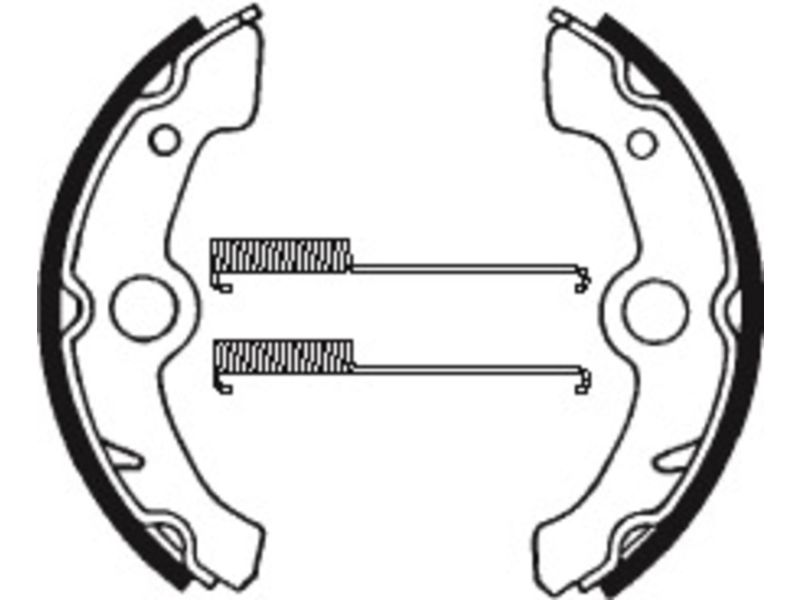 Mâchoires de frein TECNIUM Quad organique - BA178