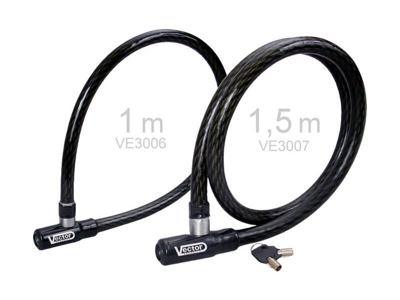 Cadenas de cable antivol VECTOR Max Lock - Ø20mm / 1,0m