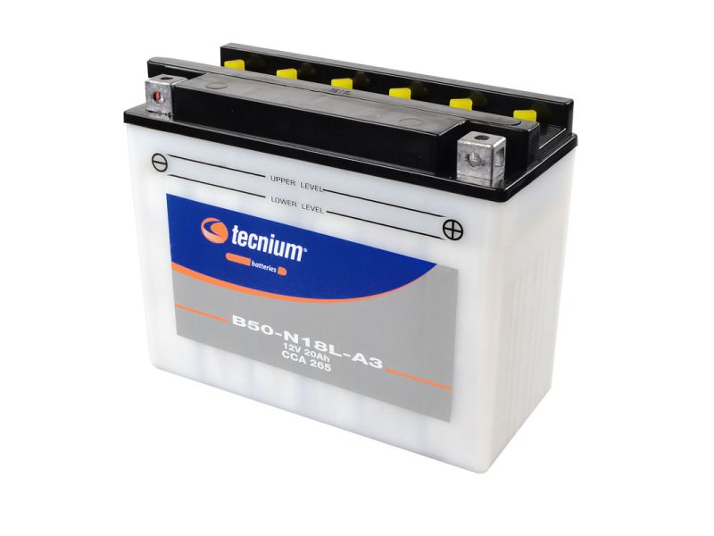 Batterie TECNIUM conventionnelle avec pack acide - B50-N18L-A3