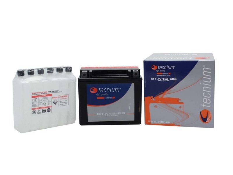 Batterie TECNIUM sans entretien avec pack acide - BTX14-BS