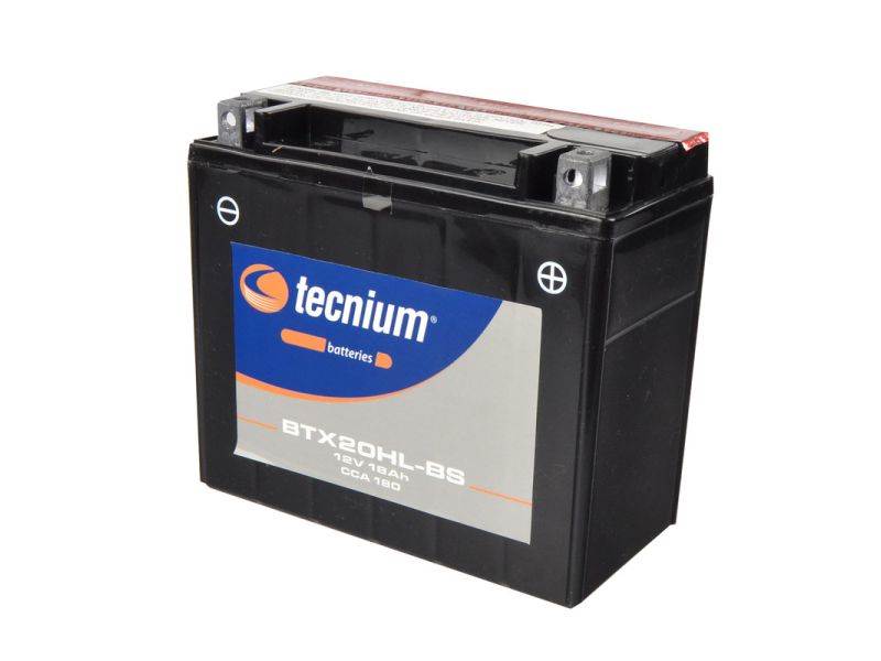 Batterie TECNIUM sans entretien avec pack acide - BTX20HL-BS