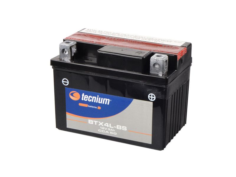 Batterie TECNIUM sans entretien avec pack acide - BTX4L-BS