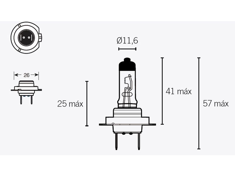 Ampoule V PARTS H7 12V 55W