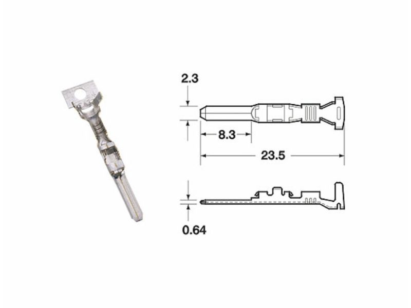 Cosse femelle série 090 SMTO BIHR Ø0,85mm²/1,25mm² - 50pcs